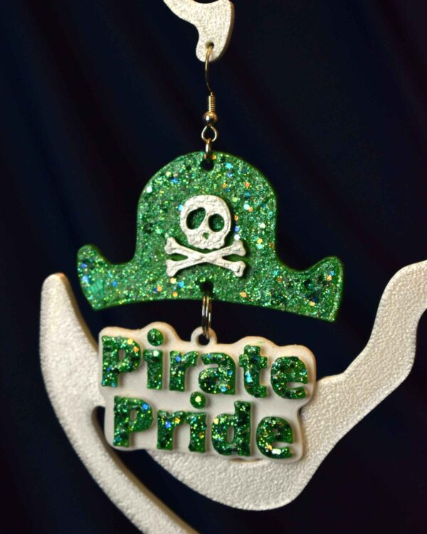 Galvez Elementary / Middle School Pirate Pride Drop Earrings