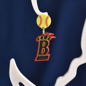 Brusly High Softball Earrings