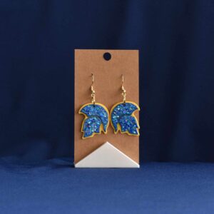 East Ascension EA High School Spartan Earrings