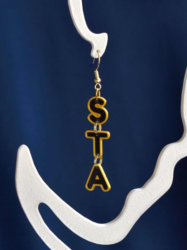 STA, St. Amant High School, St Amant Gators, STA drop earrings