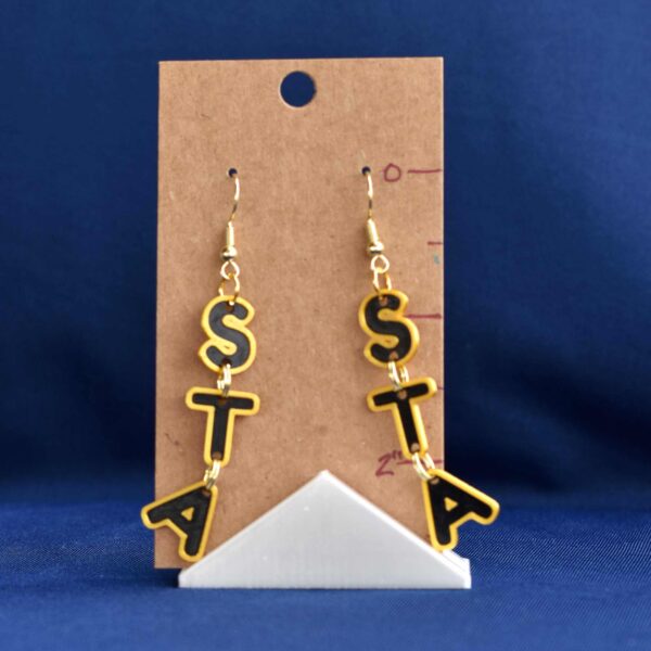 STA, St. Amant High School, St Amant Gators, STA drop earrings