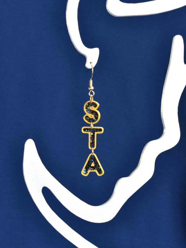 STA, St. Amant High School, St Amant Gators, STA drop earrings