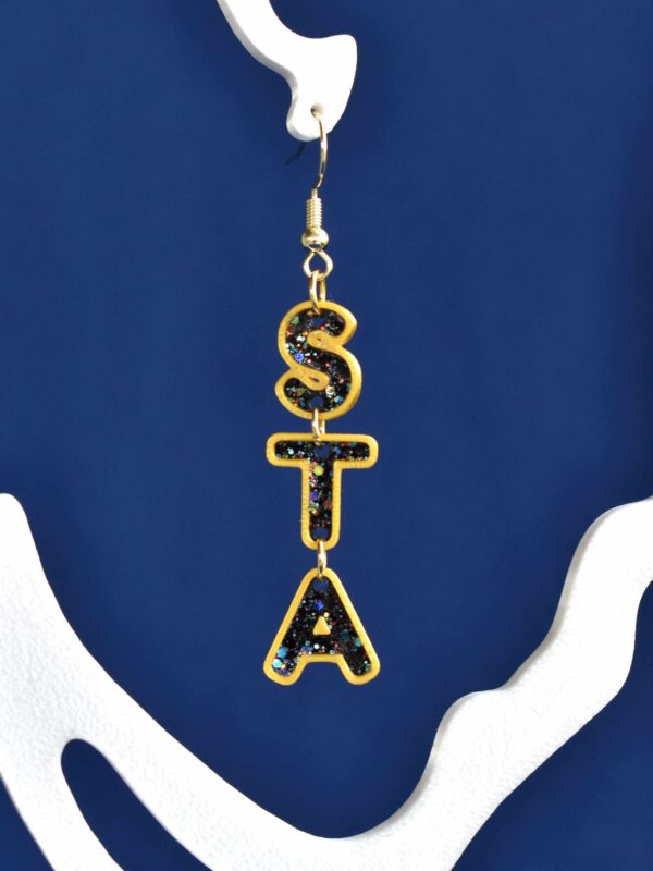 STA, St. Amant High School, St Amant Gators, STA drop earrings